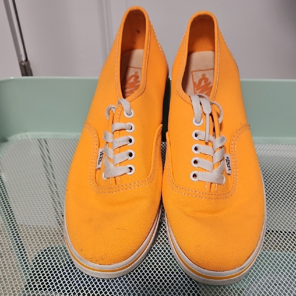 Vans Women's Sneakers in Bright Orange